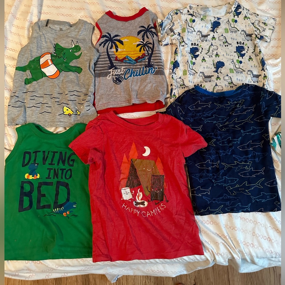 11 Pieces Pajamas Bundle - 2T/3T boys mix and match